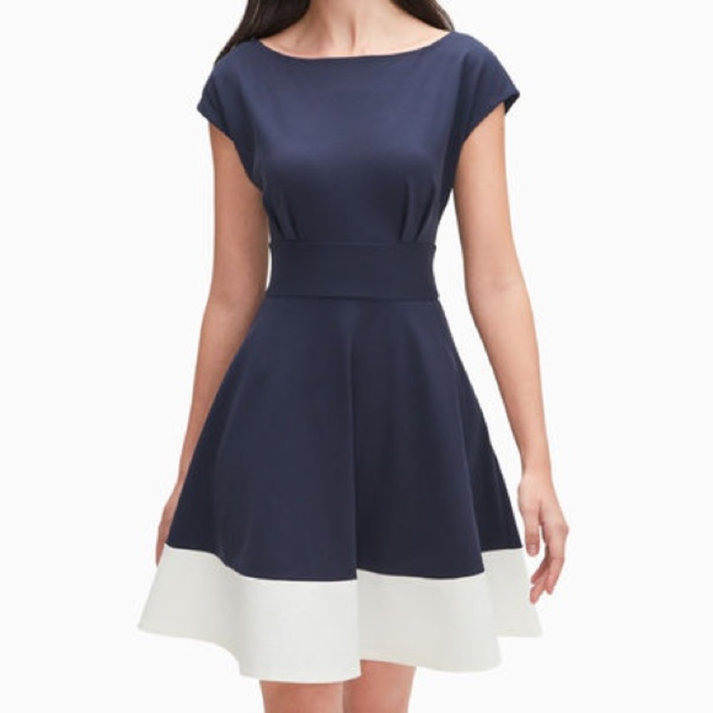 Kate Spade Colorblock Ponte Fiorella Dress,BNWT,L